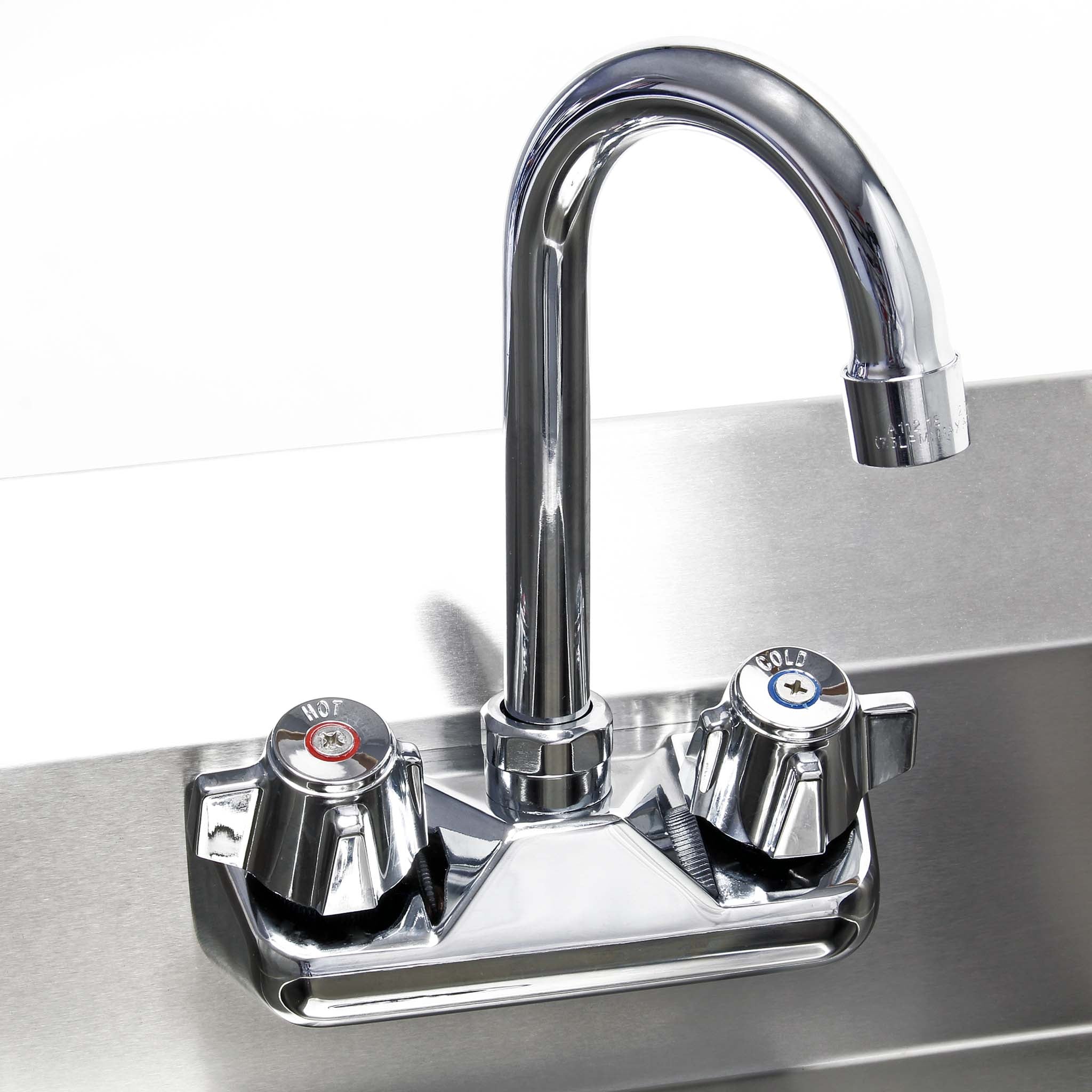 Lavello professionale quadrato acciaio inox Lavamani per ristorante bar