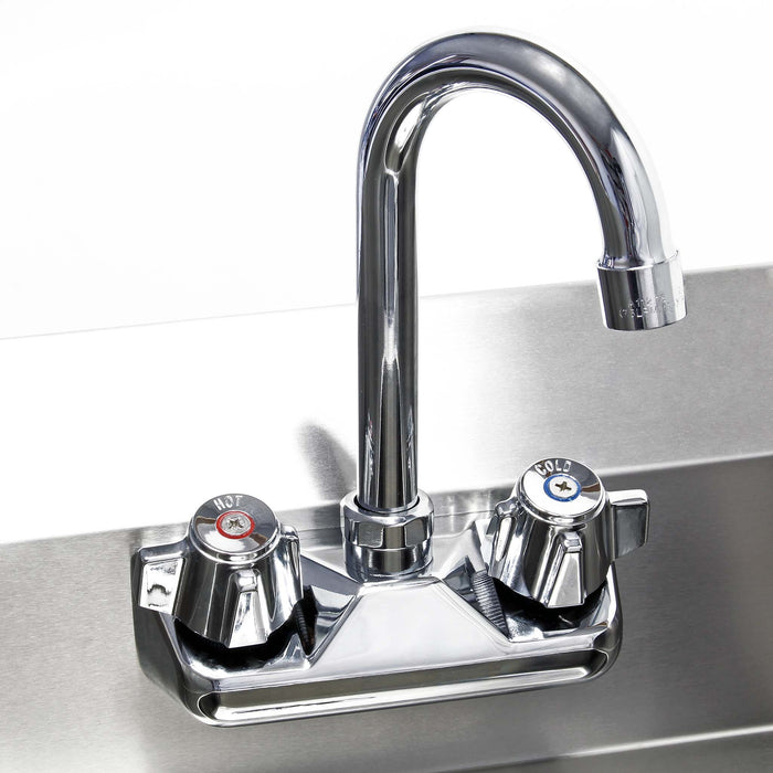 Lavello professionale quadrato acciaio inox Lavamani per ristorante bar