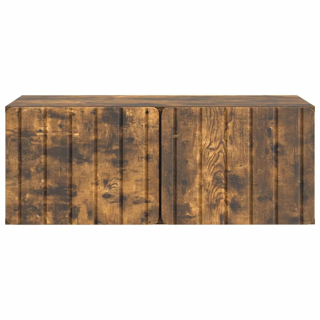 Mobile Porta TV da Muro Rovere Fumo 78,5 x 41 x 30 cm