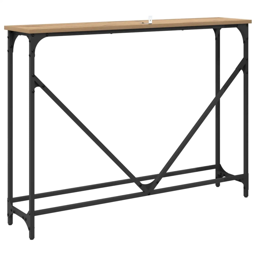 Tavolo consolle Rovere artigianale 102 x 23 x 75 cm 882221
