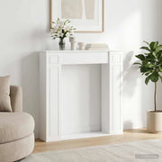 Cornice per camino Bianco 100 x 20 x 100 cm 8006615