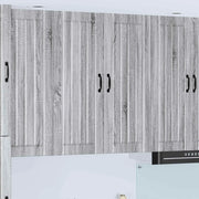 Armadietto a muro LUCCA Grigio Sonoma 80 x 31 x 100 cm