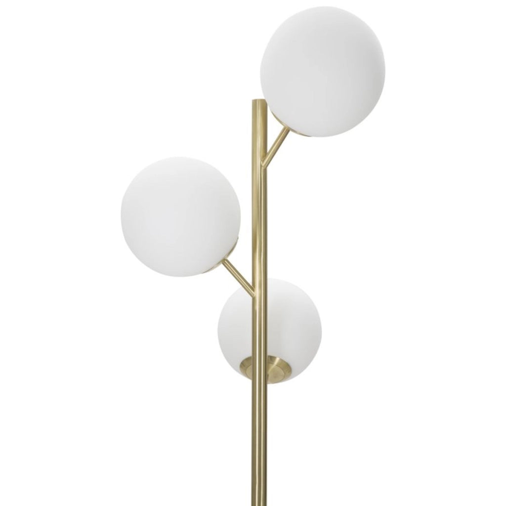 Lampada da Terra VKH201, Oro, Metallo, 36x36x190 cm