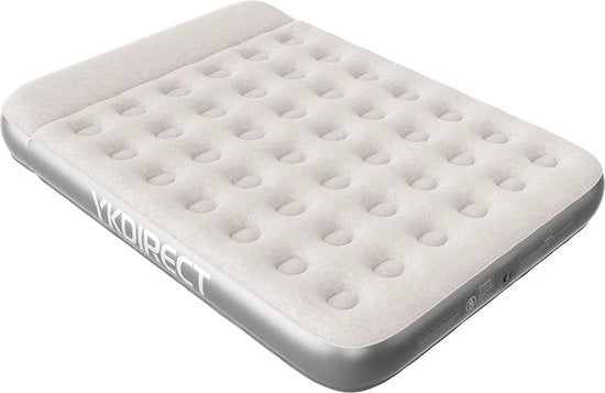 Lettino da Campeggio a Doppia Cameretta per 2 Persone con Cuscino Top Progettato 203 x 152 x 22 cm