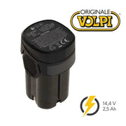BATTERIA AL LITIO DA 14,4V 2,5Ah RICARICABILE PER FORBICI A BATTERIA VOLPI