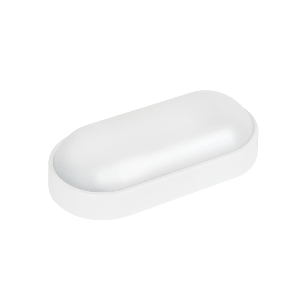 Alcapower Plafoniera LED Ovale 15W IP65 con Temperatura di Colore Selezionabile 3000K 4000K 6500K, Classe II, Alta Efficienza e Lunga Durata