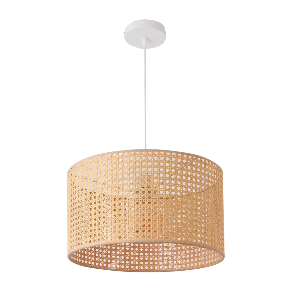 Lampadario a sospensione 160 x 32 cm nero e beige 03_0007595