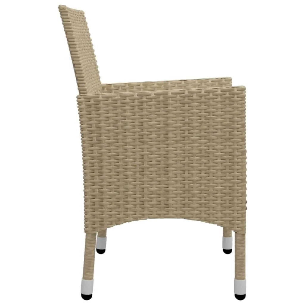 Set Mobili da Pranzo per Giardino 5 pz Beige  cod mxl 42190
