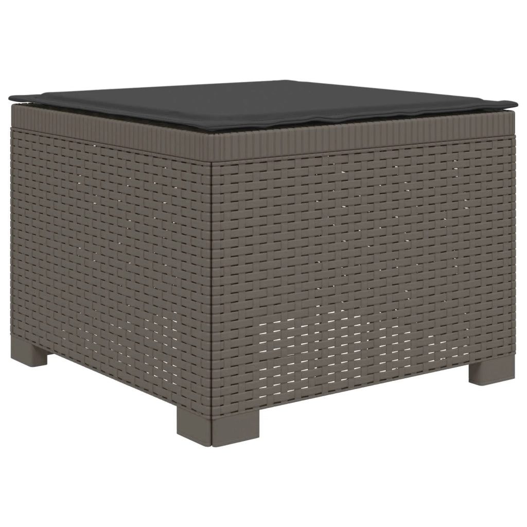 Divano da giardino 3 posti con cuscini in look rattan PP 8011901