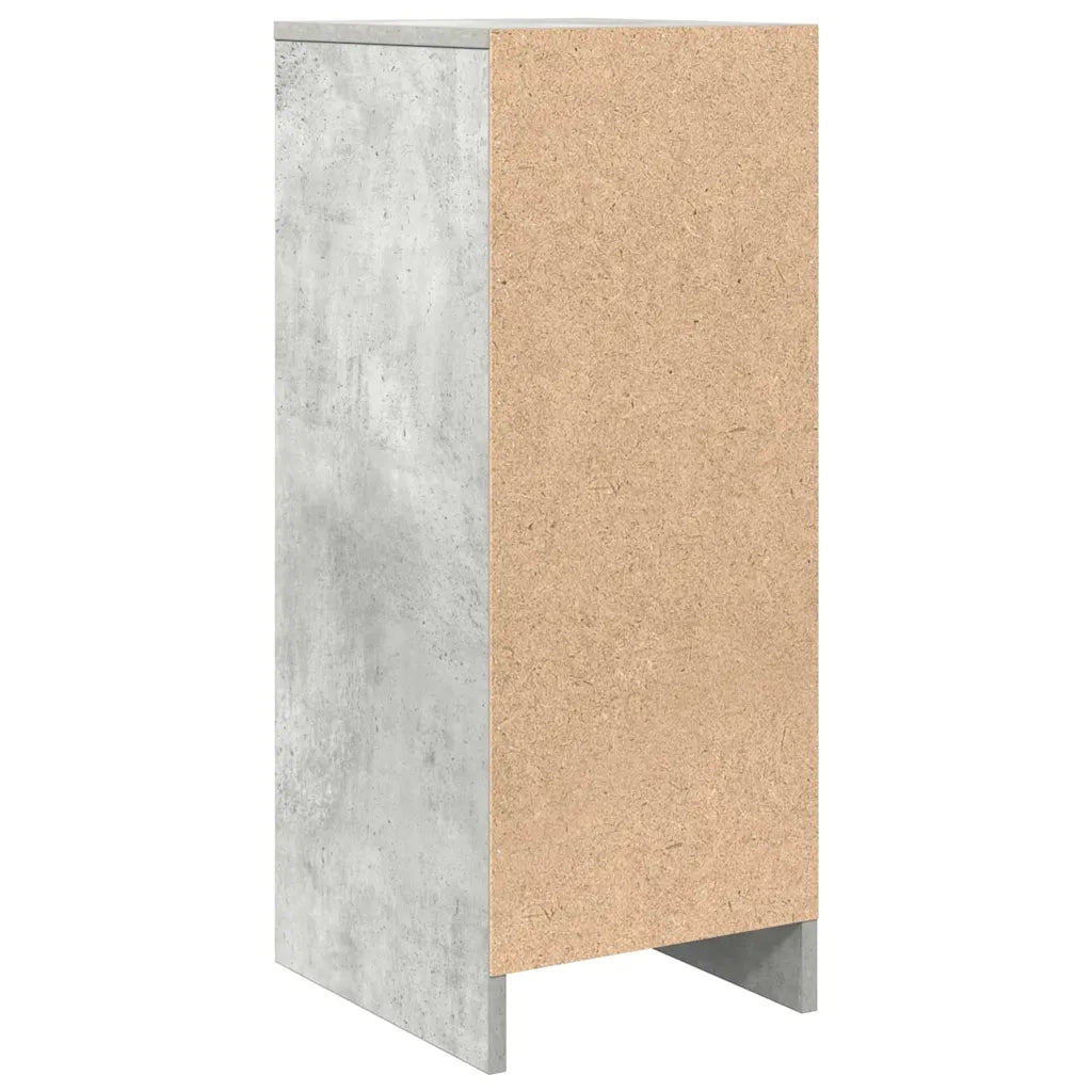 Credenza Grigio Cemento 29,5x34x76 cm in Legno Multistrato 861610
