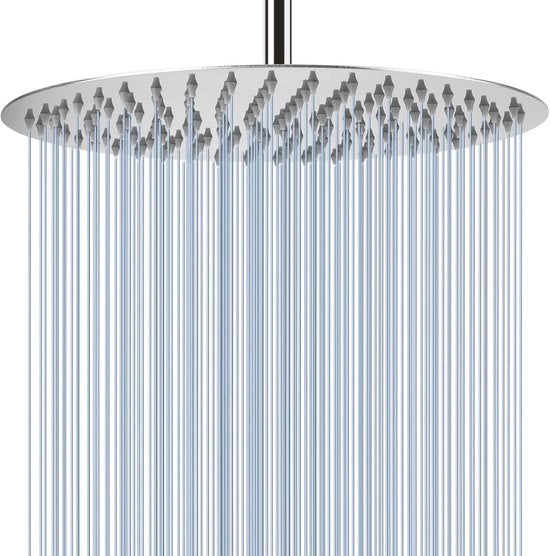 Testa d'acqua per doccia 16 pollici - Acciaio inossidabile lussuoso - Design moderno