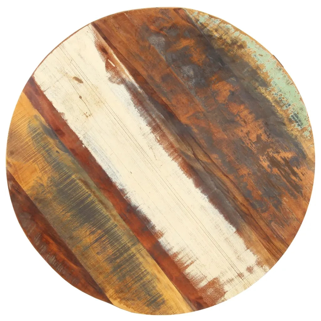 Tavolino | Tavolo laterale di Servizio 68x68x56 cm in Legno Massello di Recupero