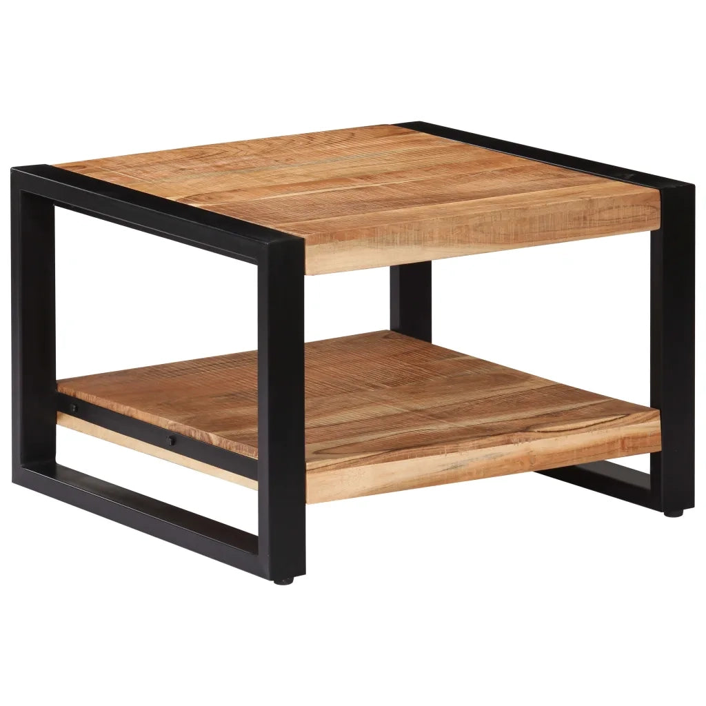 Tavolino da CaffÃ¨ 60x60x40 cm in Legno Massello di Acacia cod mxl 56217