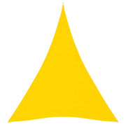 Vela ombreggiante triangolare in tessuto Oxford 5 x 6 x 6 m gialla 02_0009927
