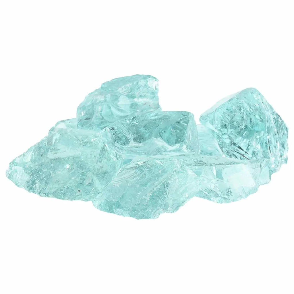 Sassi da Giardino Turchese 12 cm Vetro CFW4444140