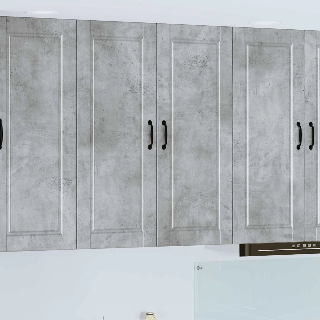 Pannello lavastoviglie Grigio cemento 80 x 31 x 100 cm 885498