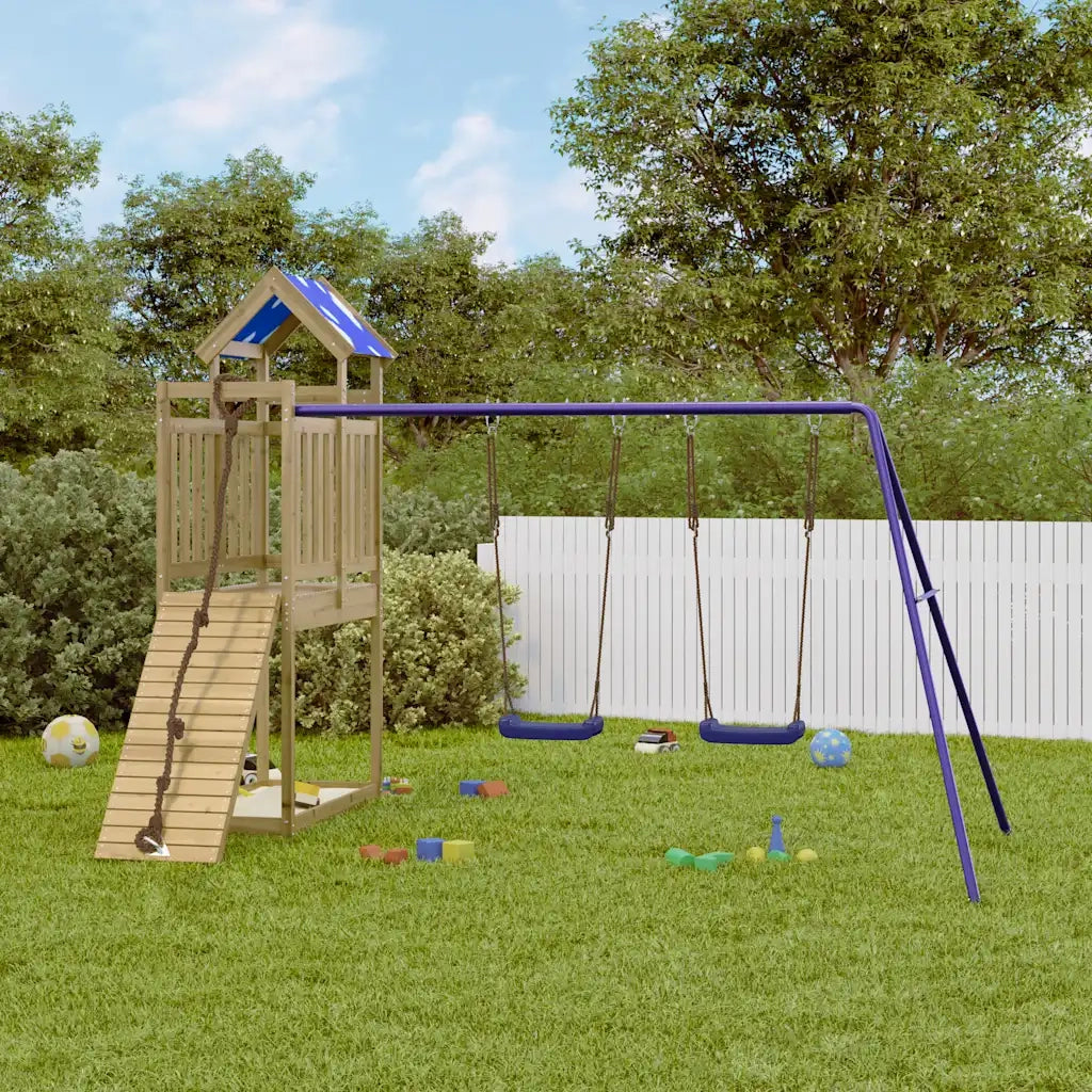 Set da Gioco da Esterno in Legno di Pino Impregnato 3279228