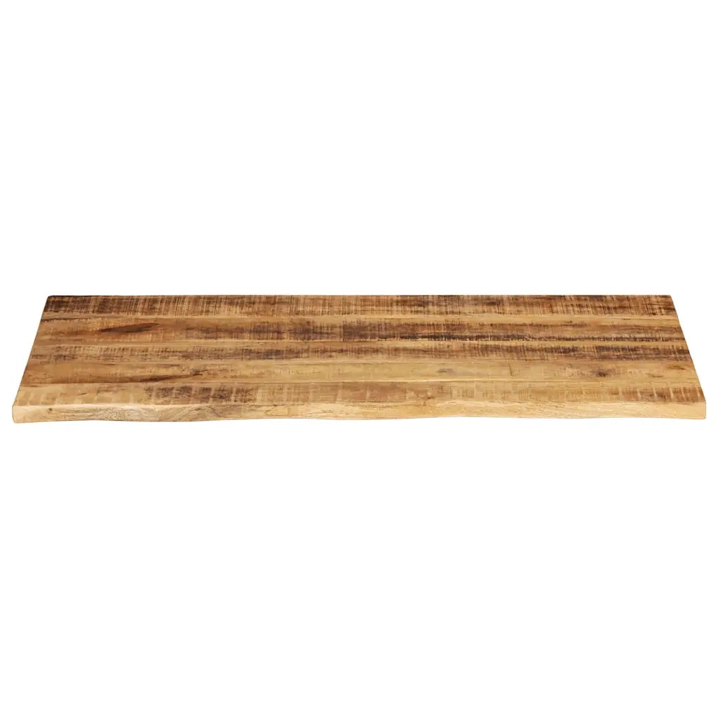 vidaXL Piano Tavolo 110x60x3,8 cm Bordi Vivi Legno di Mango Grezzo