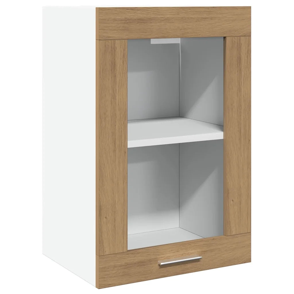 Pensile Vetro “Lyon” Rovere Artigianale 40x31x60 cm 856099