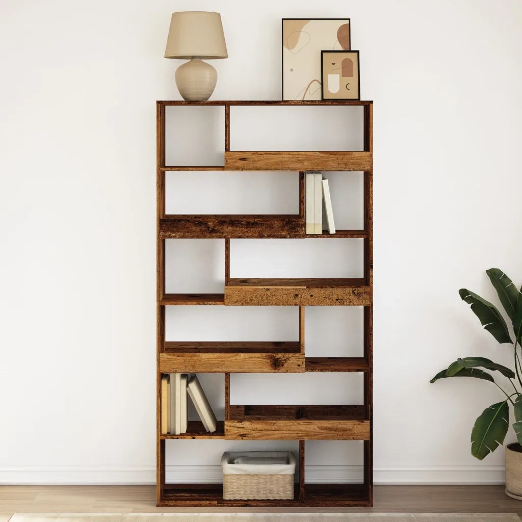 vidaXL Libreria Legno Antico 100x33x187,5 cm in Truciolato
