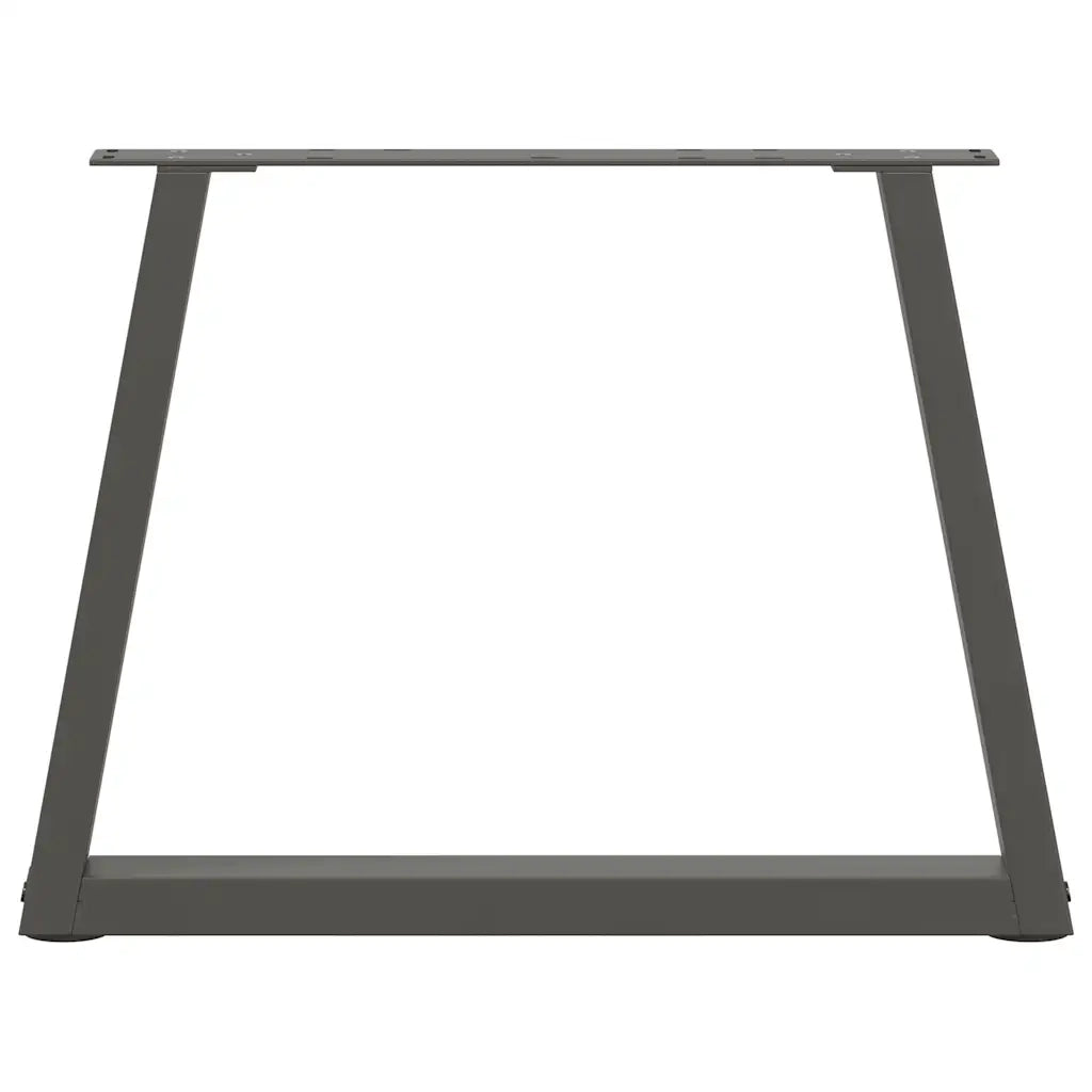 vidaXL Gambe per Tavolino da Caffè a Forma di V 2 pz Antracite 70x(42-43,3) cm Acciaio
