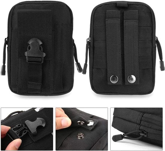Borsa Tattica - Borsa universale EDC con fodero per smartphone - Borsa per attrezzi all'aperto