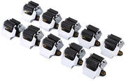 Set di 10 Orecchioni per Bicchiere per Tavolo da Cucina con Sistema di Fissaggio Facile - Pannelli Multifunzione - Qualità Professionale - Adatto per Arredamento Esterno - Peso Massimo 1 kg - Orecchioni per Bicchiere
