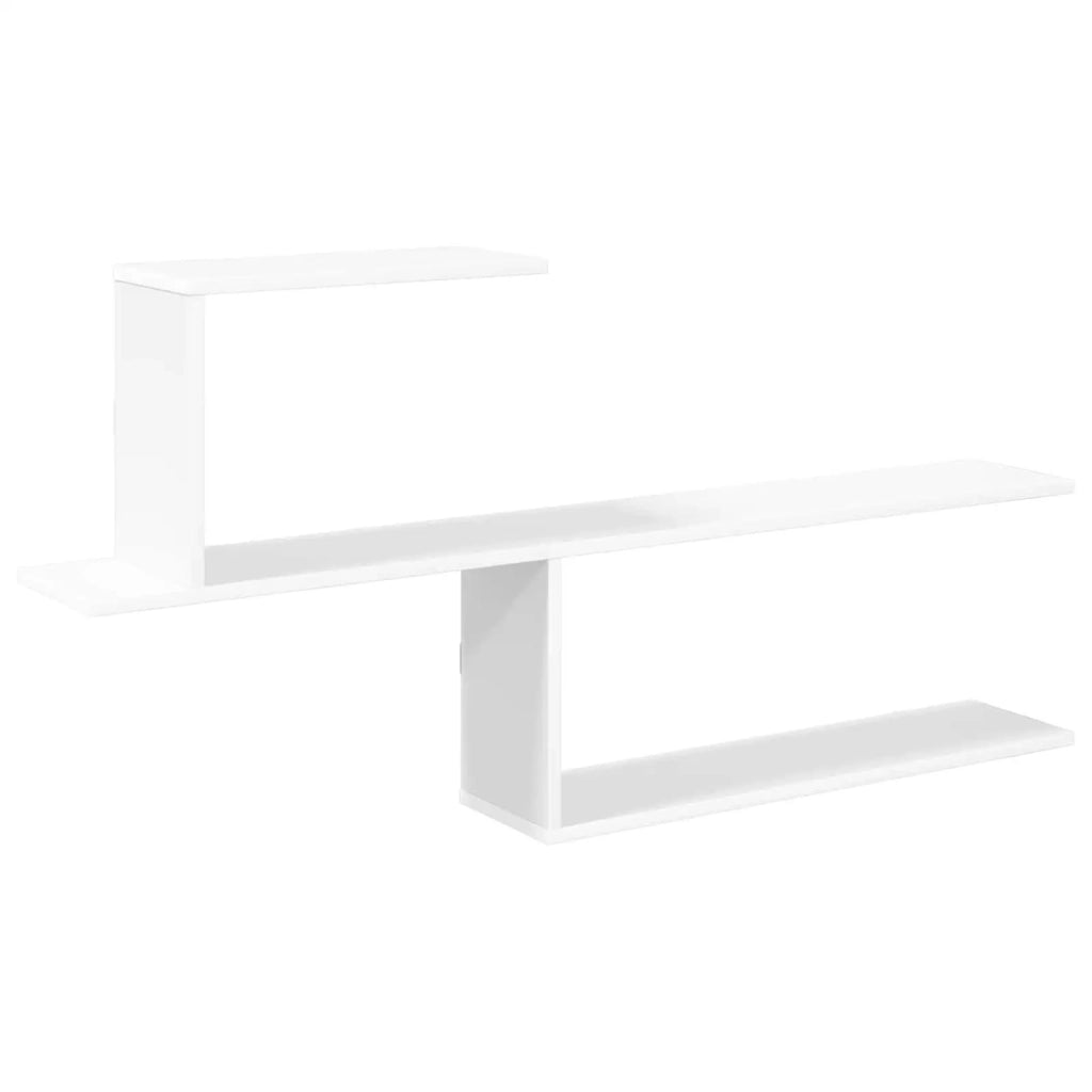Scaffale da parete Bianco 122 x 18 x 60 cm Legno ingegnerizzato 8012180