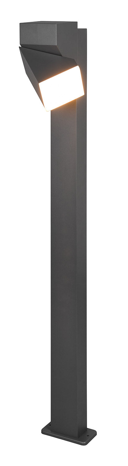 Lampada Palo da Esterno a LED SMD in Allumnio Pressofuso Antracite