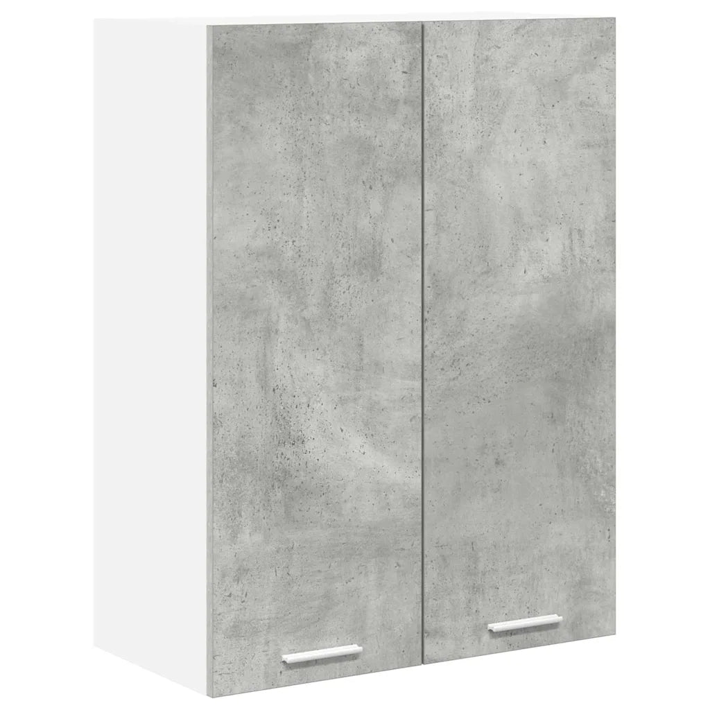 Armadio pensile con porta Grigio cemento 60 x 31 x 80 cm 884277