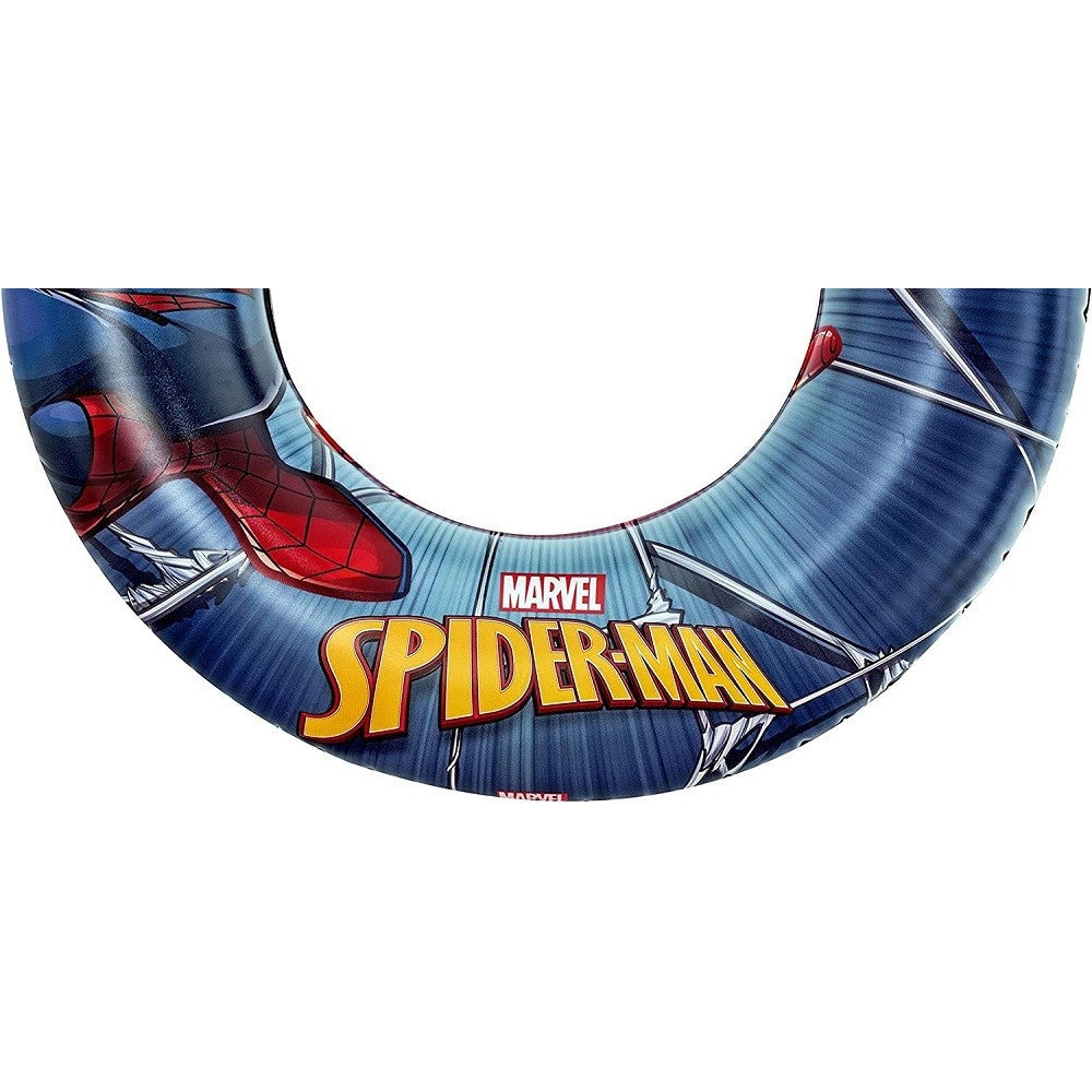 Trade Shop - Salvagente Gonfiabile Spider-man Multicolore 56cm Da Spiaggia Mare Piscina 98003 -