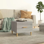 Tavolino da Salotto Grigio Sonoma 50x50x40 cm Legno Multistrato 817533