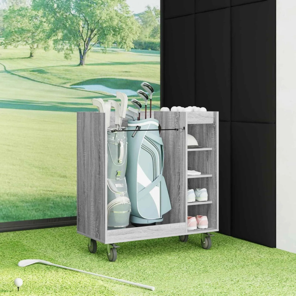 Armadio per Golf con ruota Grigio Sonoma 90 x 45 x 98 cm CFW2444499