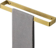 Organizzatore di Asciugamani da Parete - Maniglia a Anello - Organizzazione della Camera da Bagno - Adesivo Self-Supportante Senza Forare - 40 CM - Oro