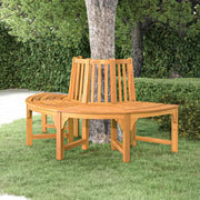 Panchina Albero Semi Circolare Ø160 Legno Massello di Eucalipto 319423