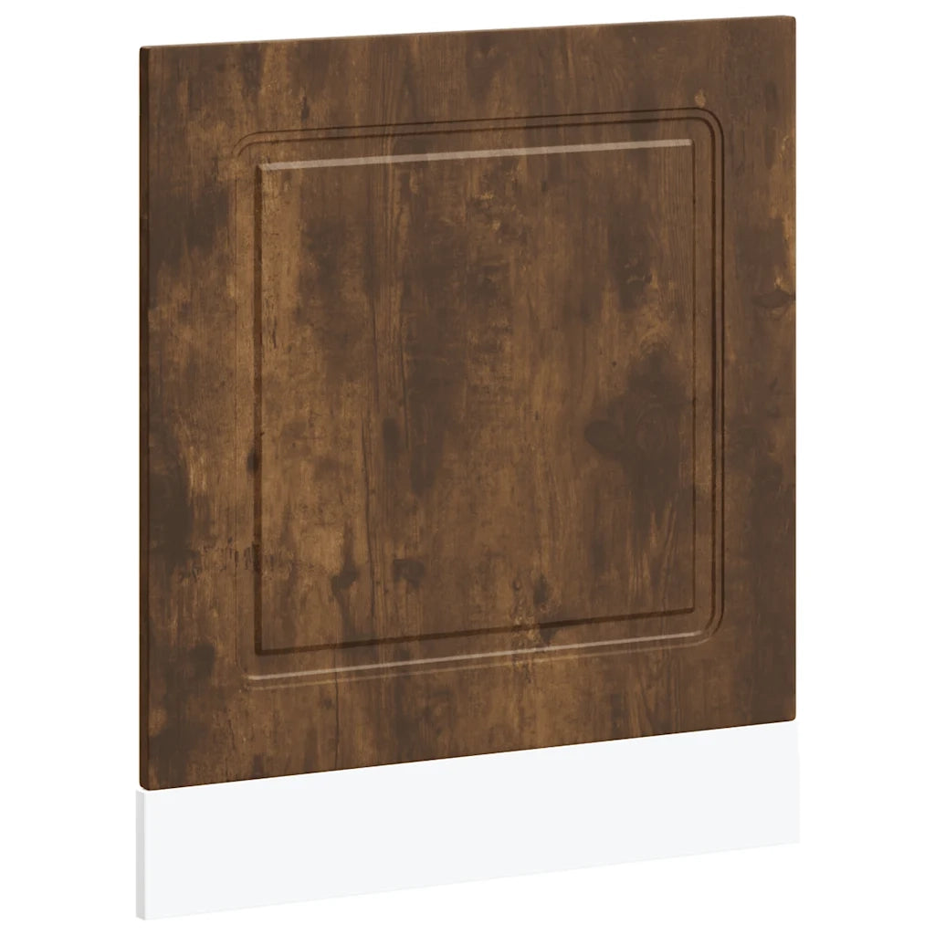 vidaXL Pannello Lavastoviglie Kalmar Rovere Fumo 60x1,5x67 cm