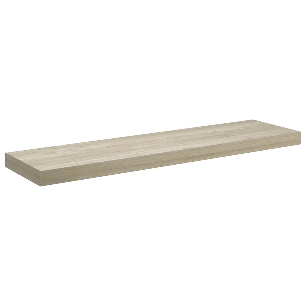 Scaffali a Parete 2 pz Rovere 90x23,5x3,8 cm in MDF 323881