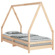 Giroletto per Bambini | Letto Infantile | Lettino 80x200 cm in Legno Massello di Pino