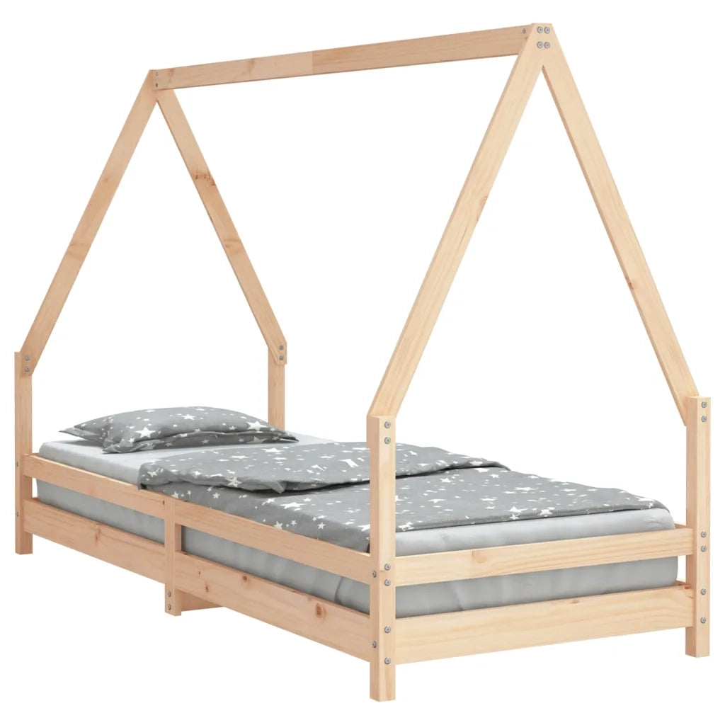 Giroletto per Bambini | Letto Infantile | Lettino 80x200 cm in Legno Massello di Pino