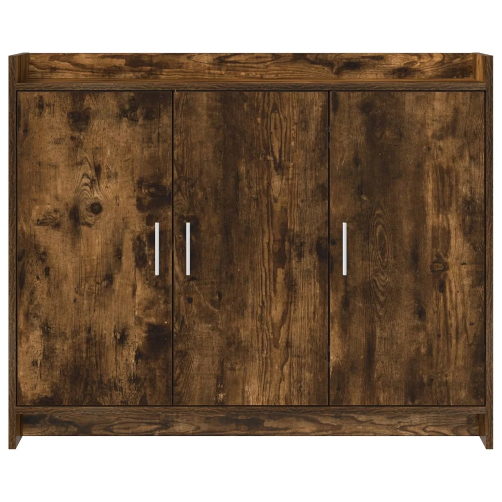 Credenza Rovere Fumo 98,5 x 33 x 80 cm Legno ingegnerizzato 8011127