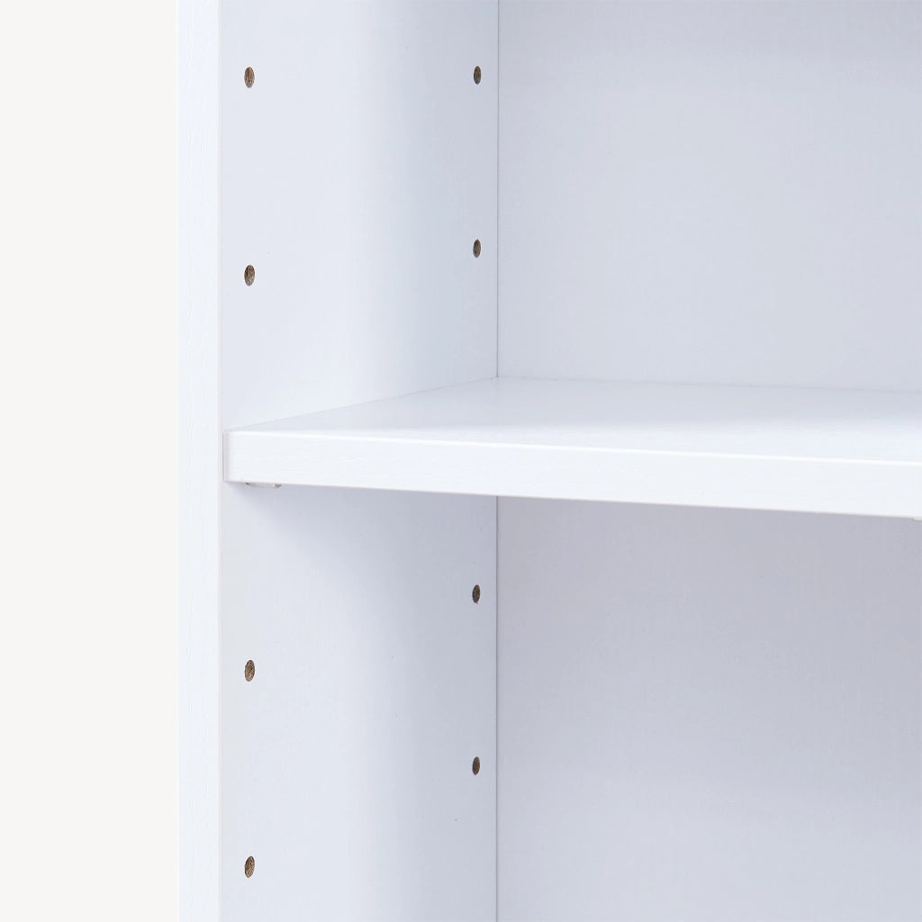 Scaffale a Colonna Tynset con 10 Scomparti per CD DVD 187x20x17 cm Bianco [en.casa]