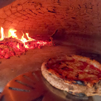 Forno legna artigianale linea cetara rivestimento mosaico blu alta resistenza *** misura Ø 130 cm, confezione 1