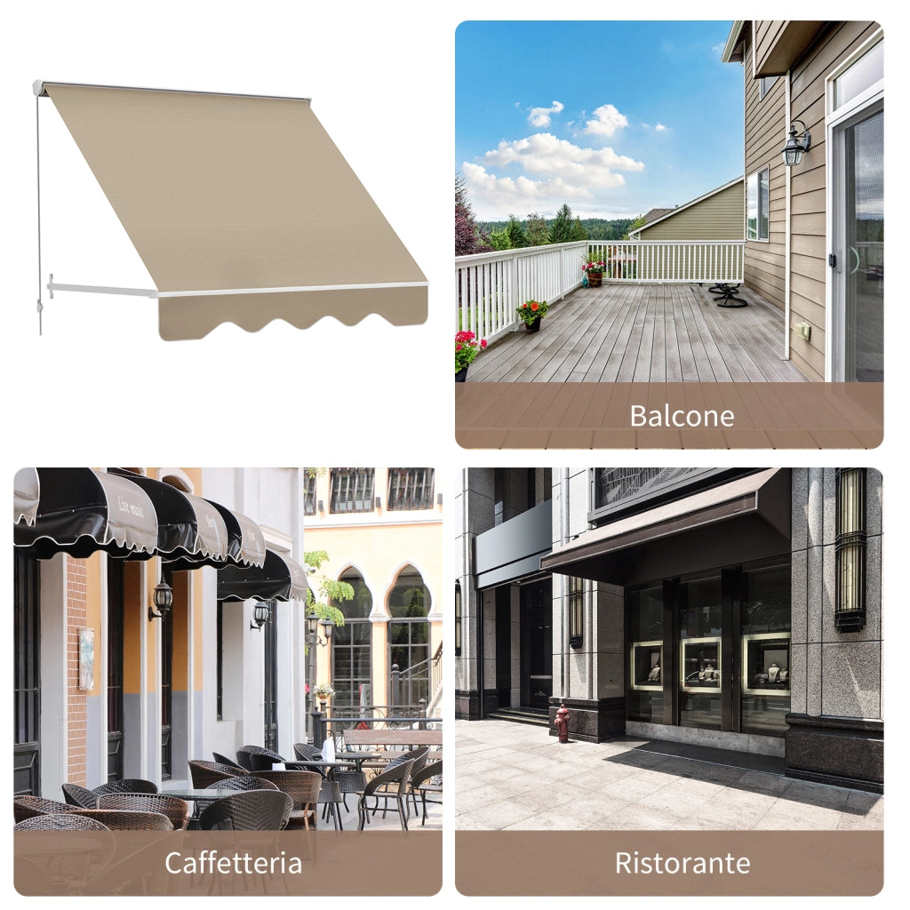Tenda da Sole a Caduta ¨C zephmum ¨C Beige 180x70 cm