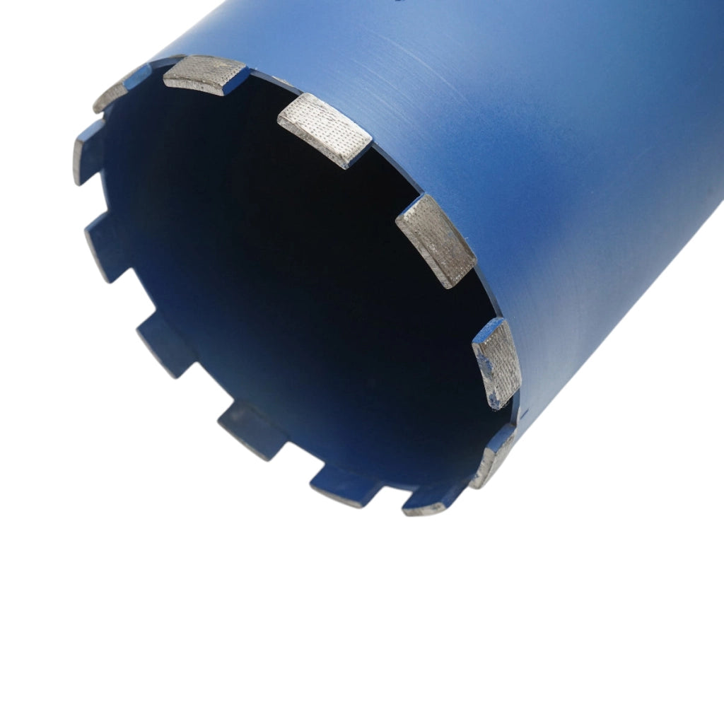 Corona diamantata 168x450mm con filettatura interna 1-1/4 UNC, foratura a umido per calcestruzzo, mattoni Breckner Germany