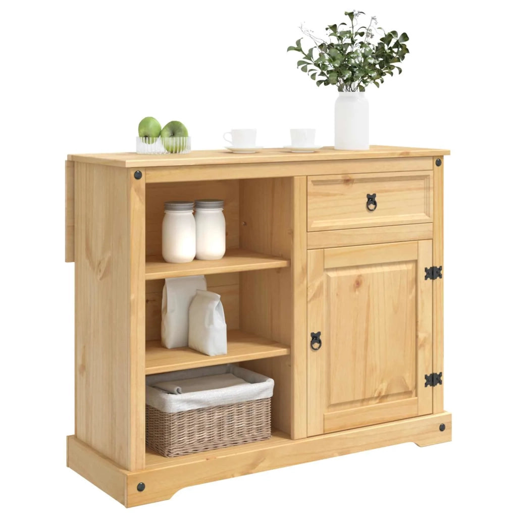 Carrello da Cucina 2 pcs Cera di Miele 112 x 70 x 91,5 cm 3425386