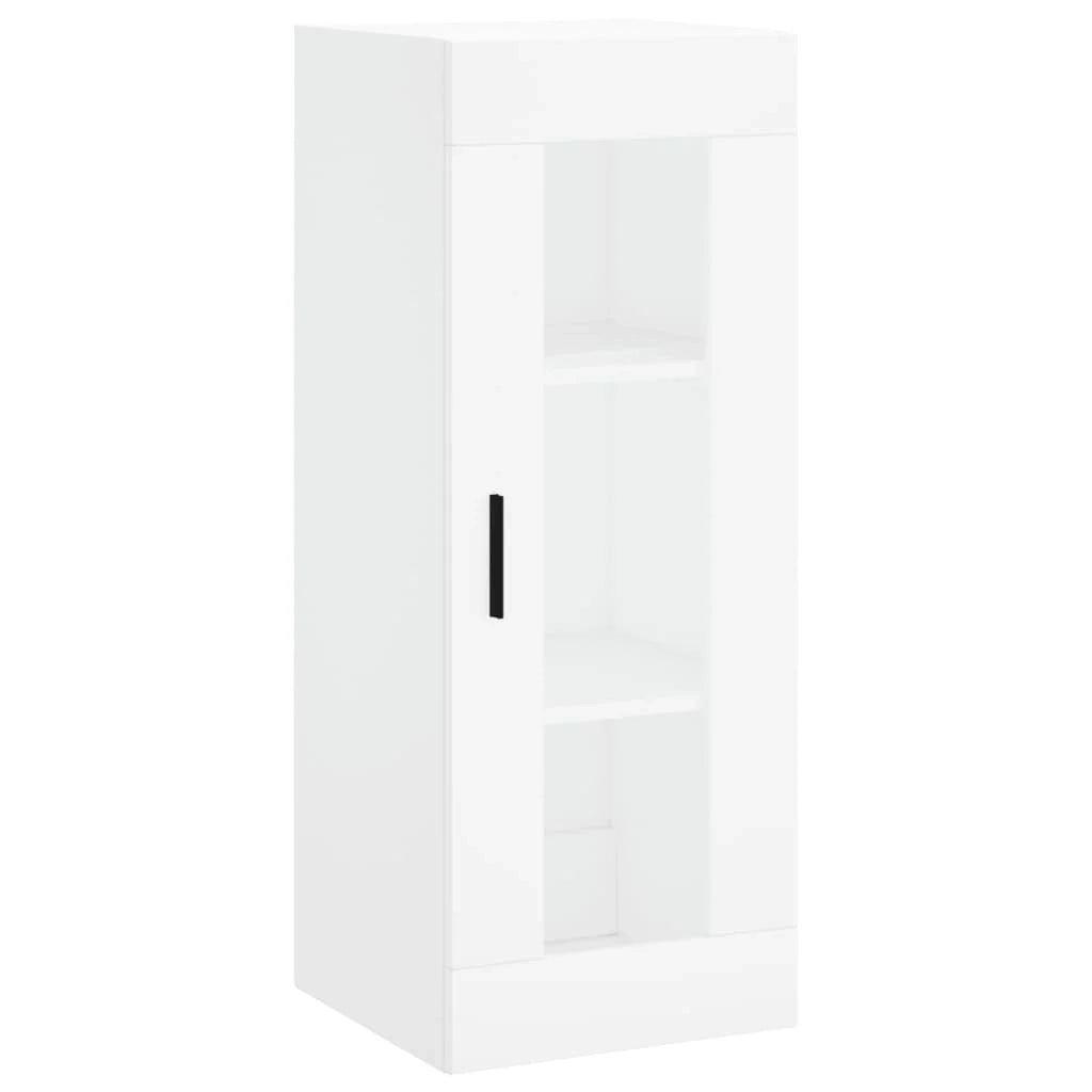 Buffet credenza cassettiera mobiletto mobile contenitore organizer cucina soggiorno salotto alto 34,5 x 34 x 180 cm legno ingegnerizzato bianco 02_0032379