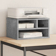 Supporto Stampante Grigio Cemento 40x32x22,5 Legno Multistrato 840600