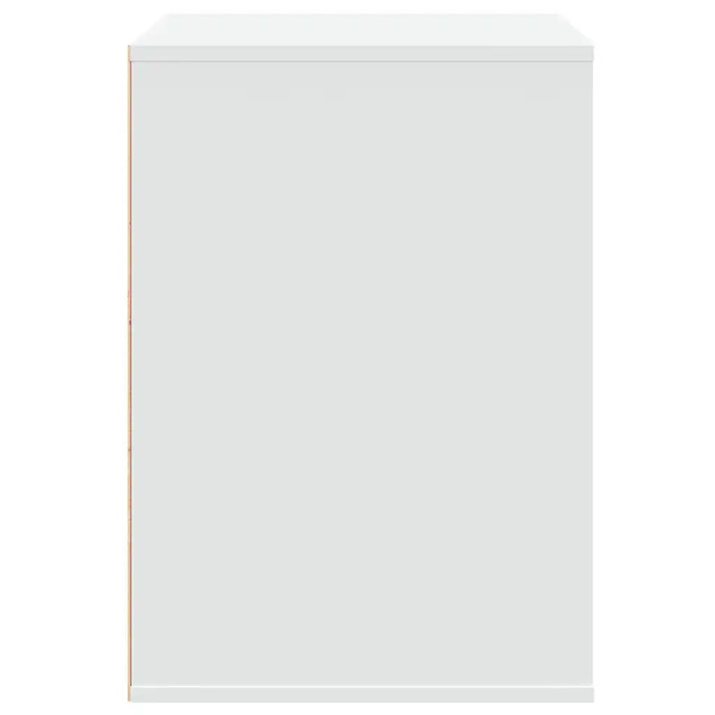 vidaXL Cassettiera Bianca 80x41x58 cm in Legno Multistrato