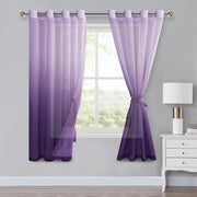 Set di tende a ombre semi-trasparenti di alta qualità in poliestere - H175xB140cm - ademend e illuminante