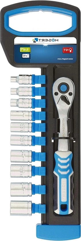 Set di chiavi a stecca con rattrappo 1/4 pollice con set di chiavi - Set di dadi in acciaio inox di lega di chromio-vanadio